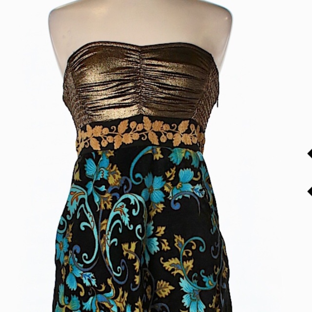 Free People Strapless Embellished Dress